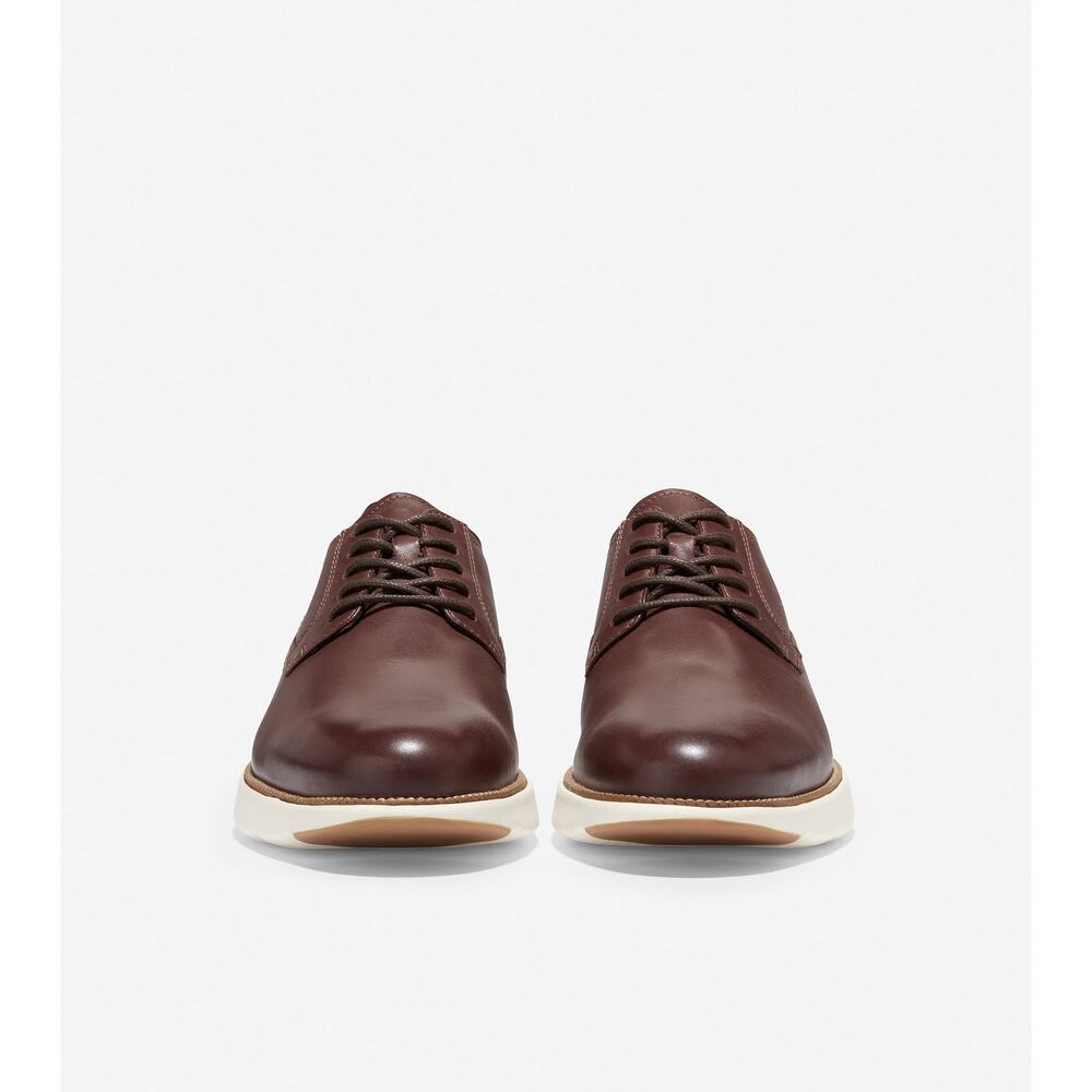 Cole Haan Men's Grand Atlantic Casual Oxford Shoes Smooth Leather Brown Size 11 - Picture 11 of 12
